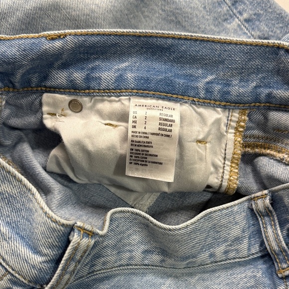 American Eagle Outfitters Sky Blue High Rise Jeans - Picture 7 of 9